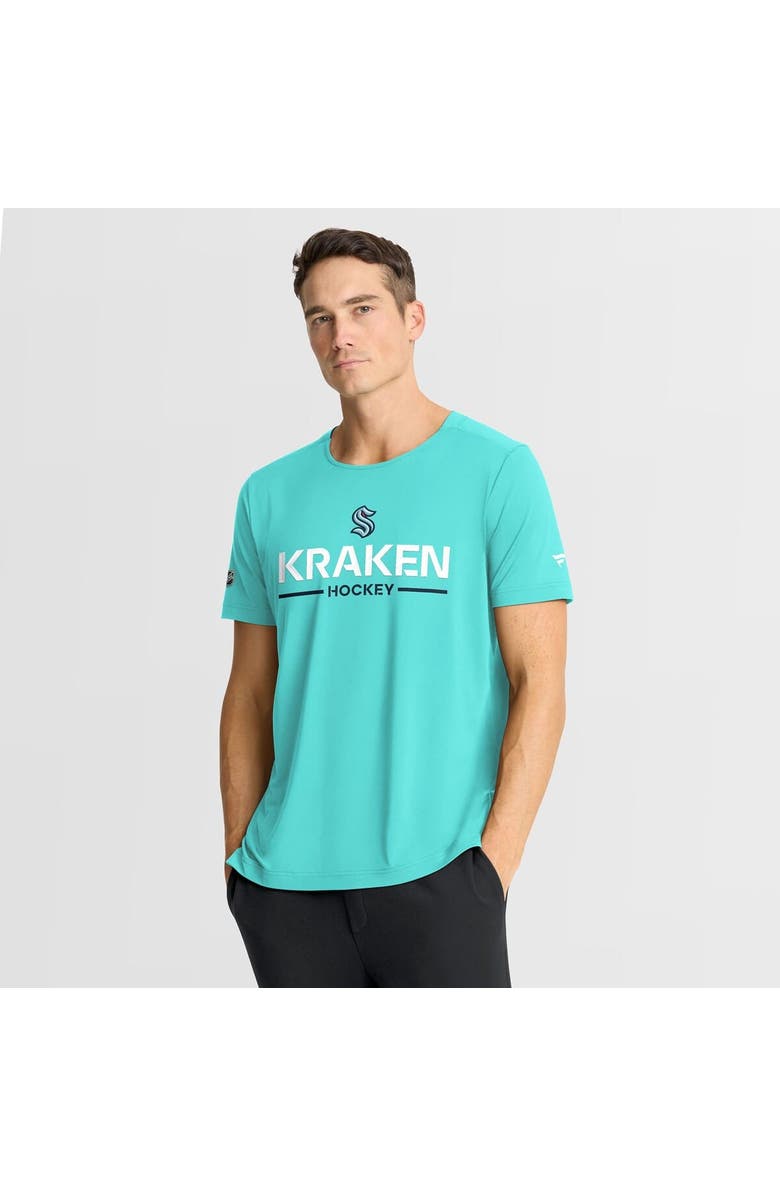 FANATICS Men's Fanatics Light Blue Seattle Kraken Authentic Pro Rink Tech T-Shirt, Main, color, Light Blue