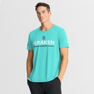 FANATICS Men's Fanatics Light Blue Seattle Kraken Authentic Pro Rink Tech T-Shirt
