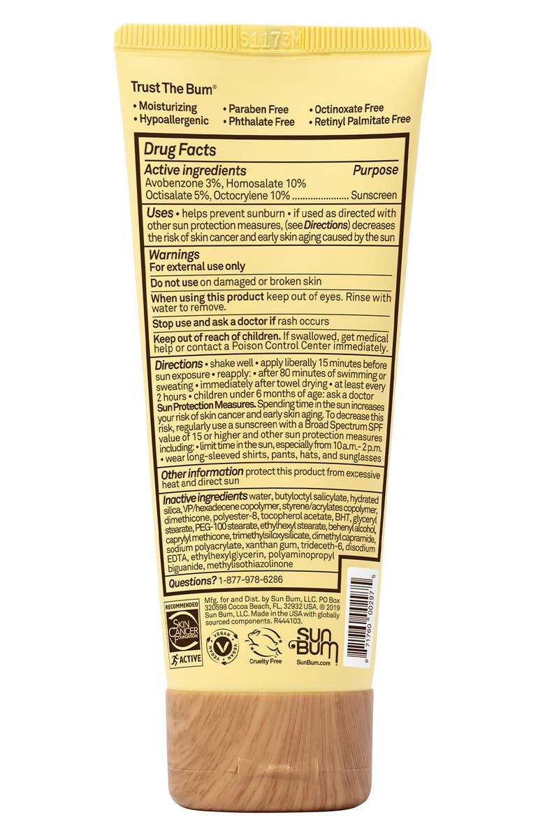 Sun Bum Original SPF 50 Sunscreen Face Lotion, Alternate, color,