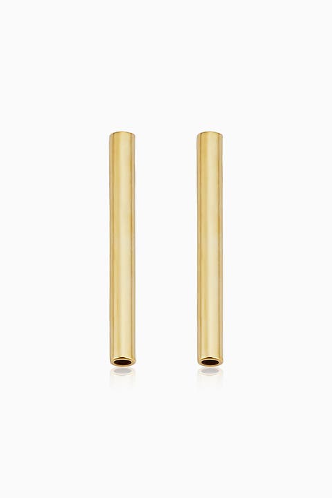 14K Yellow Gold Arezzo Studs