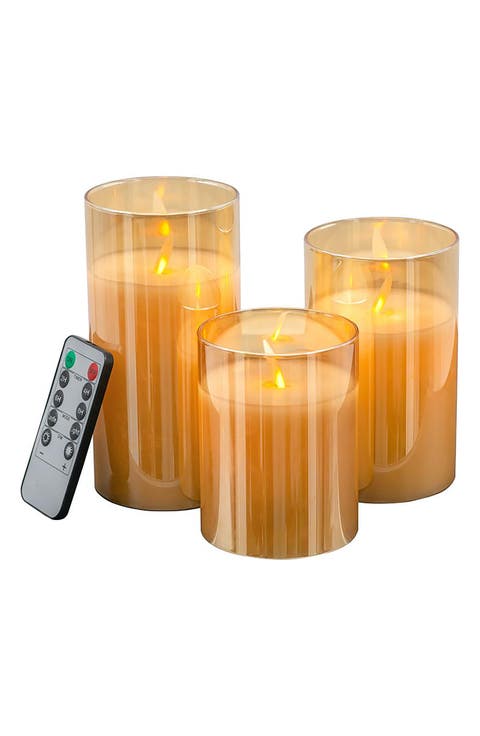 Set of 3 Flameless LED Candles