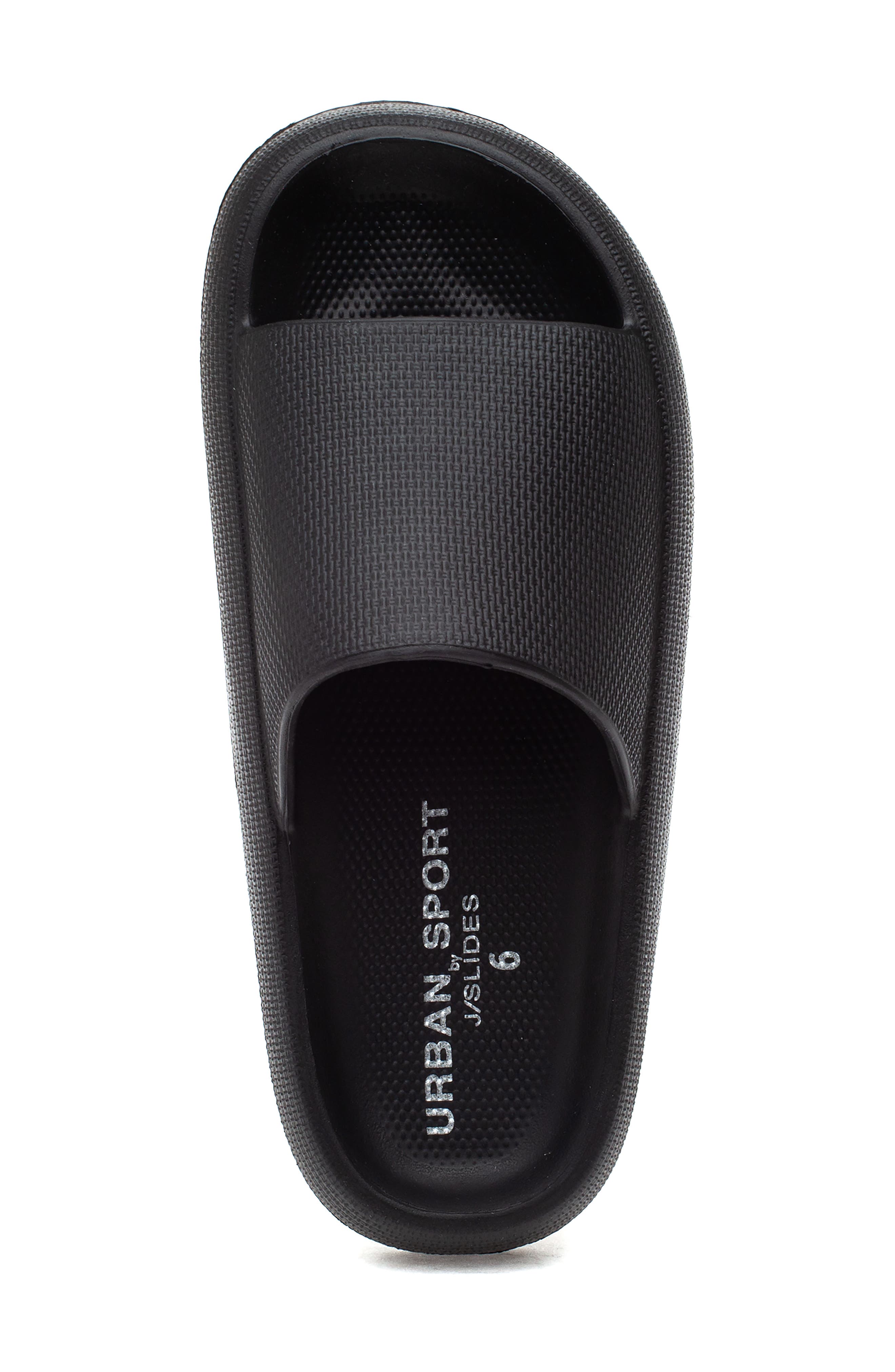 beach slides by J/SLIDES URBAN SPORT Squeezy Slide Sandal, Alternate, color, 