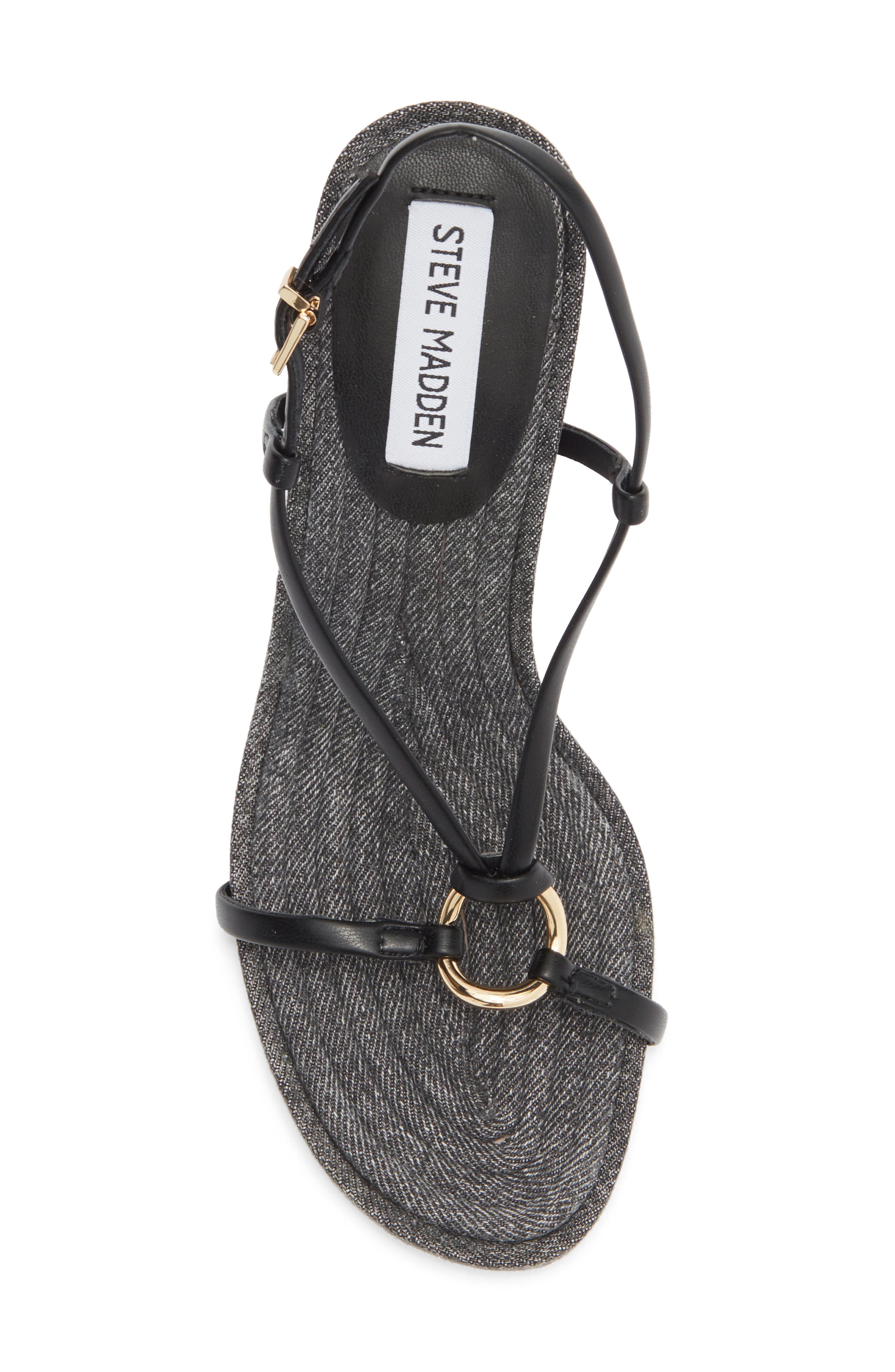 Steve Madden Fiorella Sandal, Alternate, color, Black