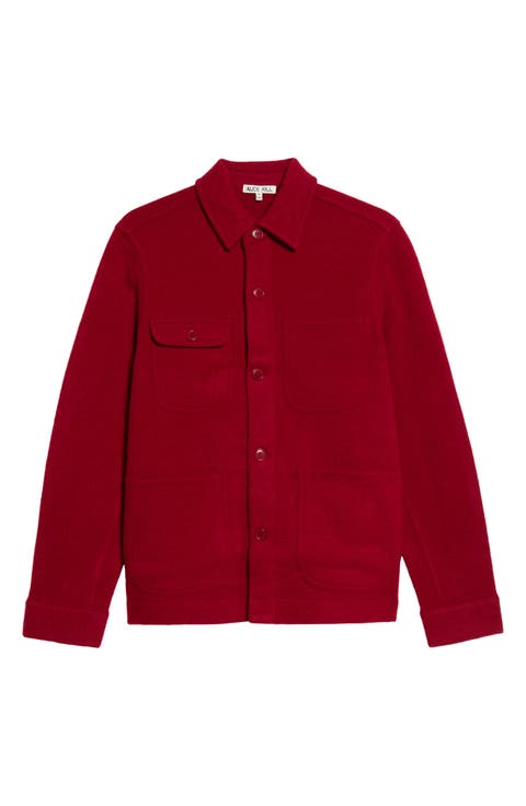 Boiled Extrafine Merino Wool Work Jacket