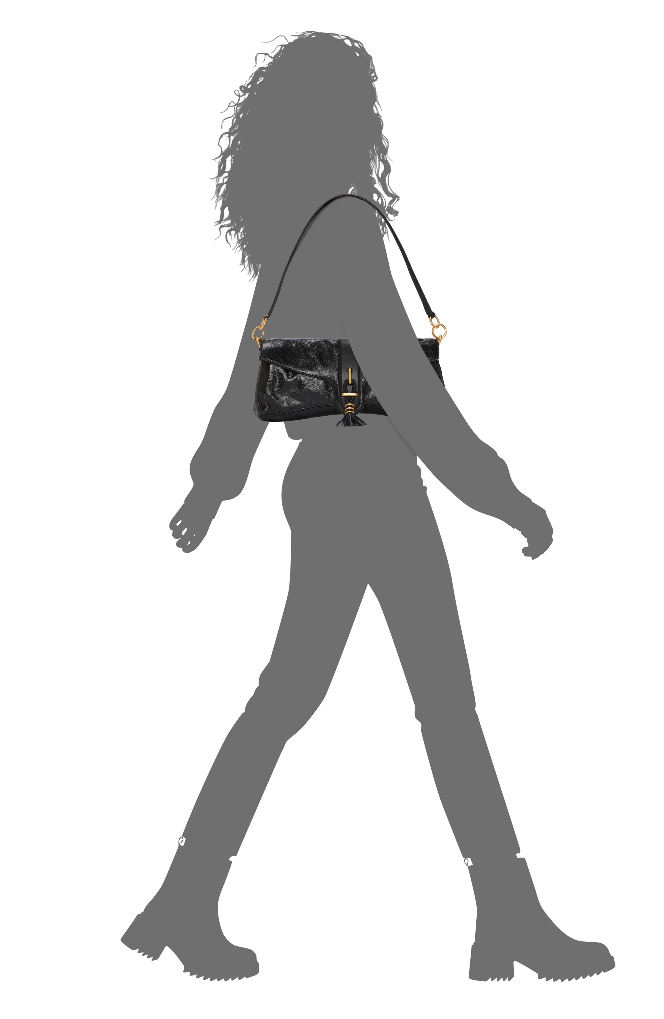 Vince Camuto Maecy Leather Shoulder Bag, Alternate, color, 