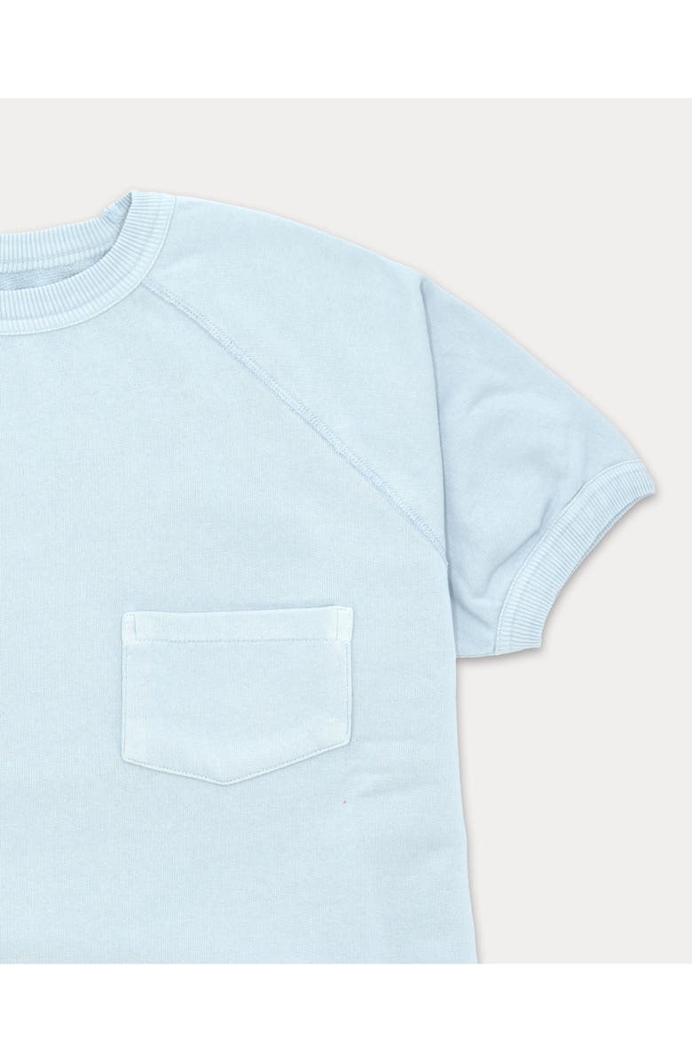 Fortela Highway Short-Sleeve Brushed Jersey Sweatshirt, Alternate, color, Light Blue