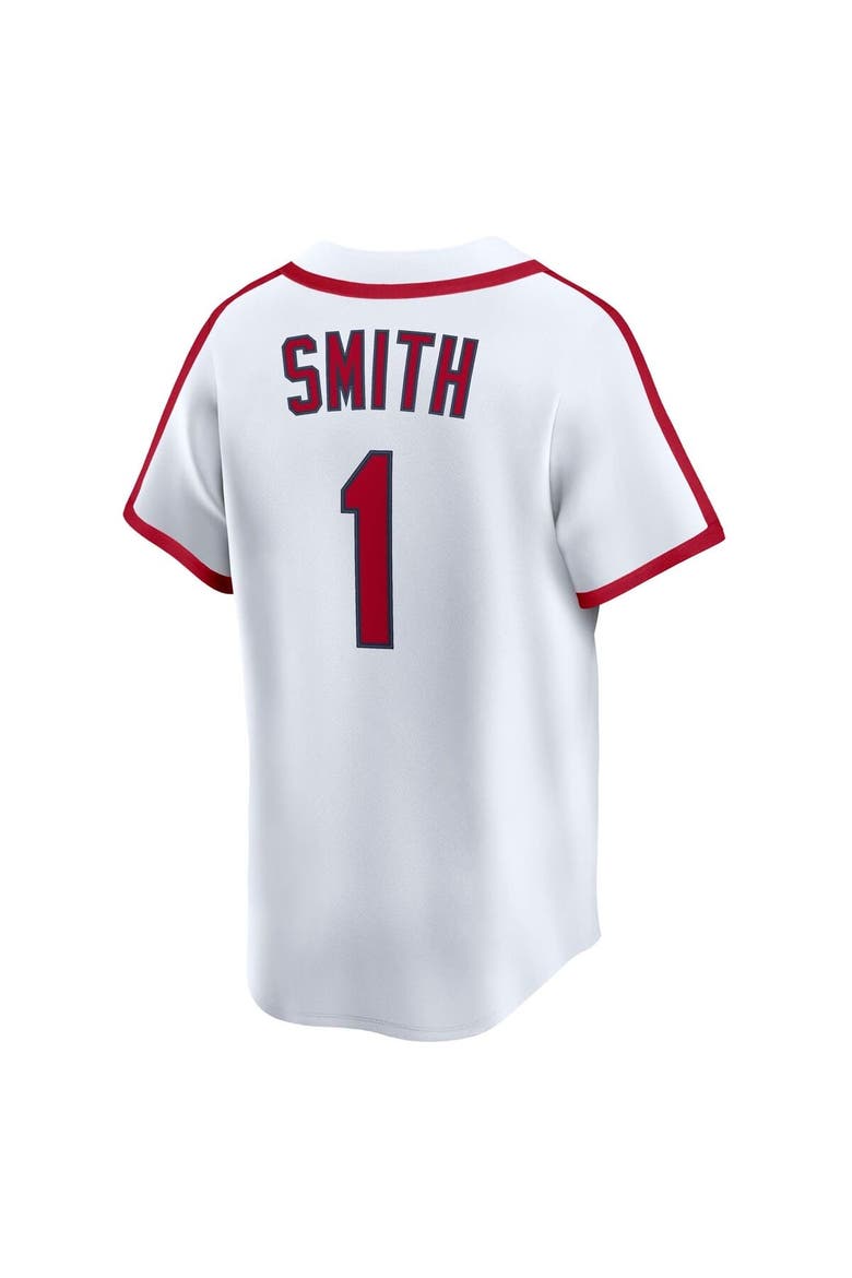 Men's Nike Ozzie Smith White St. Louis Cardinals Throwback Cooperstown Collection Limited Jersey, Alternate, color, White
