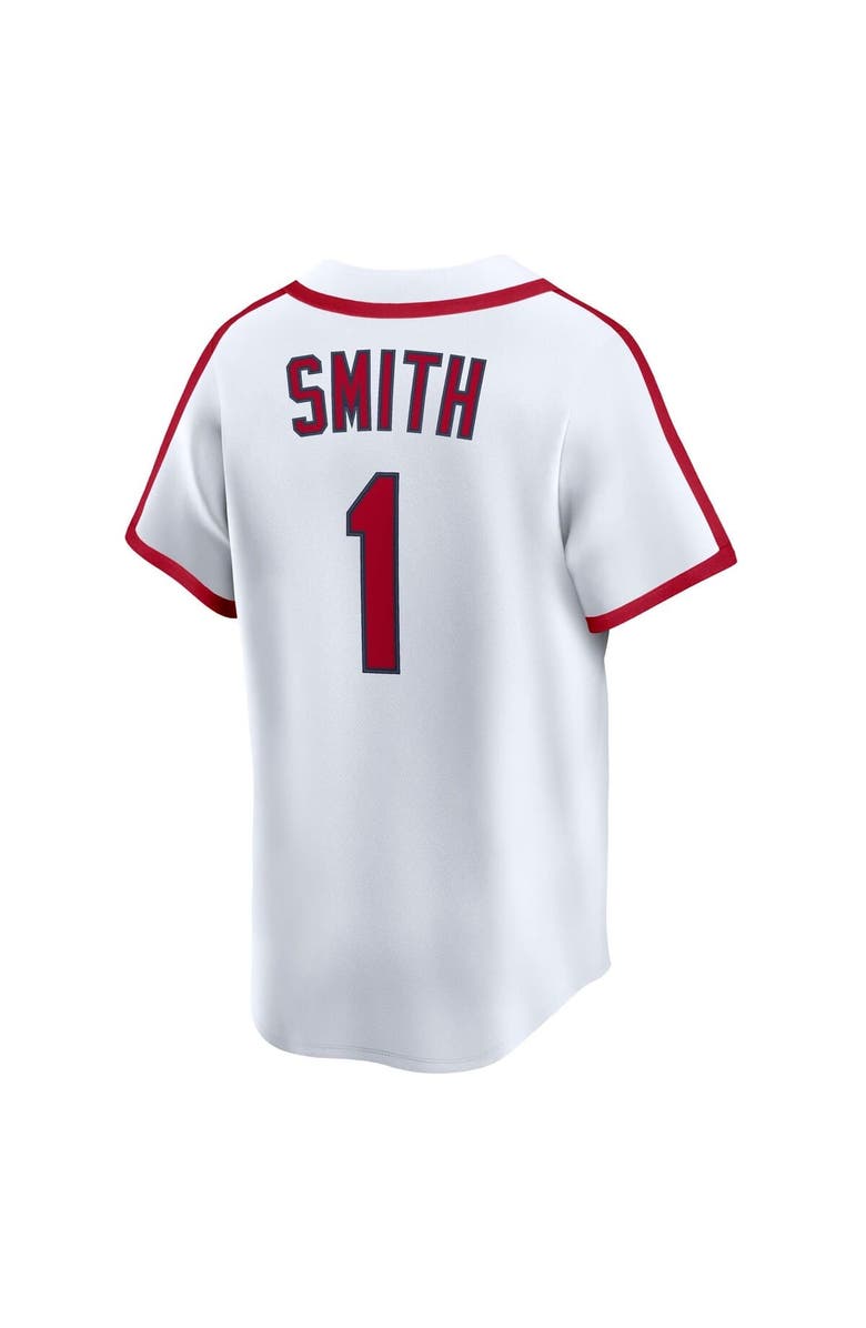 Nike Men's Nike Ozzie Smith White St. Louis Cardinals Throwback Cooperstown Collection Limited Jersey, Alternate, color, White