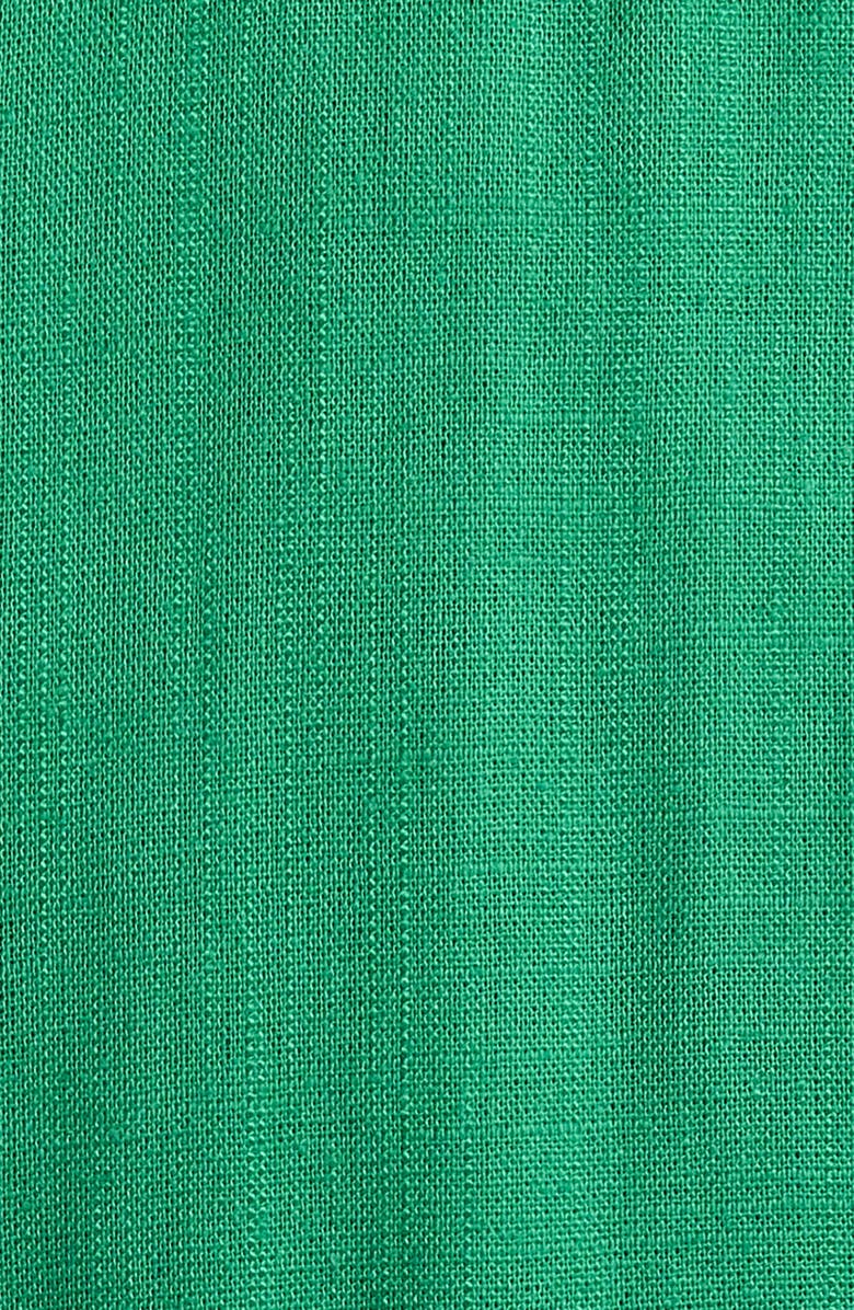 Tahari ASL Short Sleeve Linen Jacket, Alternate, color, Parakeet Green