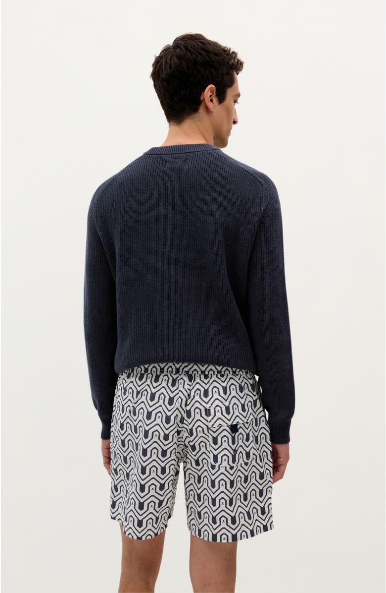 Scalpers Indigo Skull Swimsuit, Alternate, color, Navy