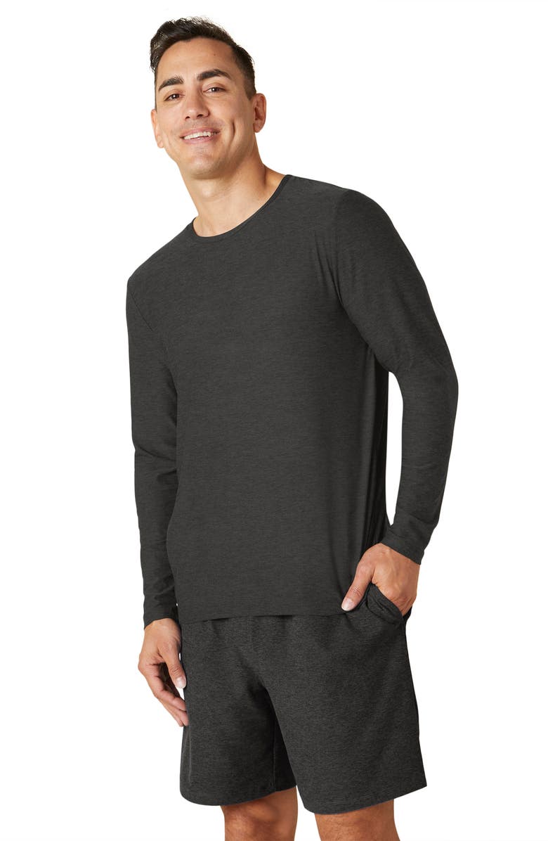 Beyond Yoga Featherweight Always Beyond Long Sleeve Performance T-Shirt, Alternate, color,