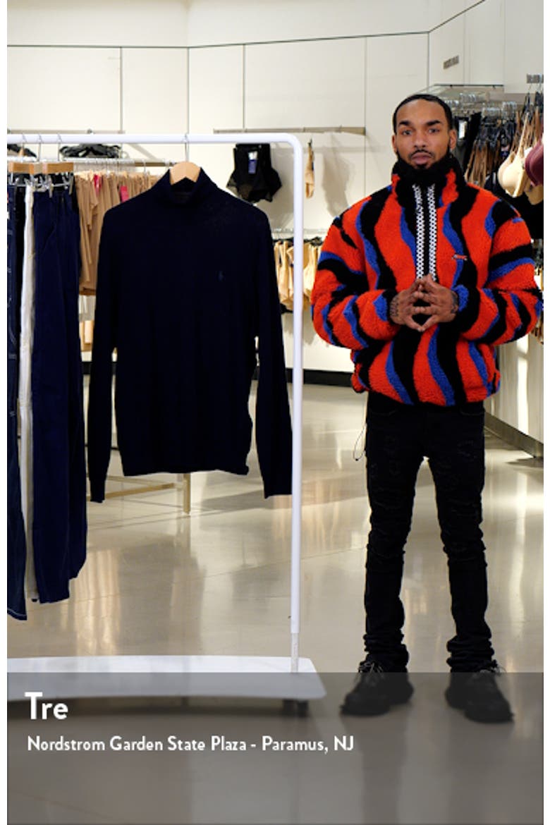 Merino Wool Turtleneck Sweater video