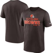 Nike Men's Nike Brown Cleveland Browns Legend Community Performance T-Shirt