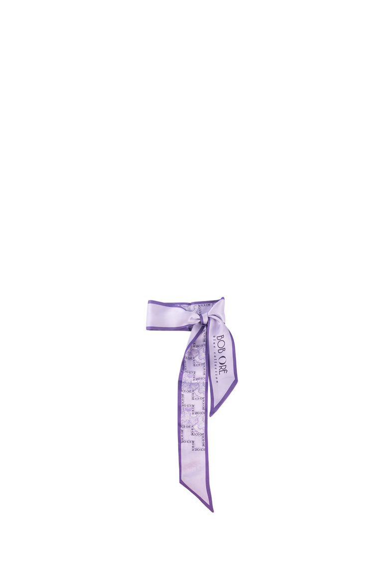 Twilly Silk Scarf, Main, color, Purple