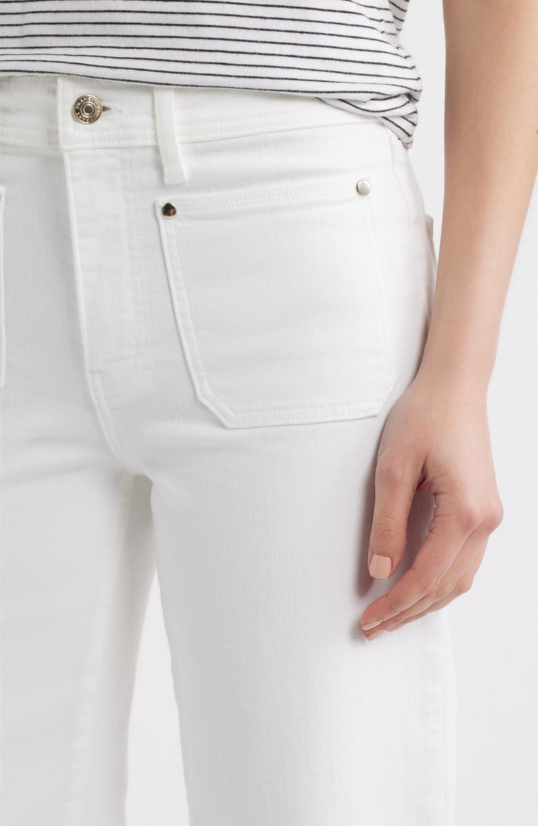 FRAME Le Slim Palazzo Patch Pocket High Waist Ankle Wide Leg Jeans, Alternate, color, Au Natural Clean
