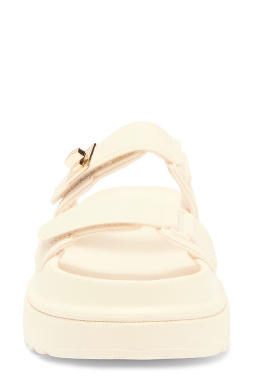 Steve Madden Bigschmona Platform Sandal In Bone