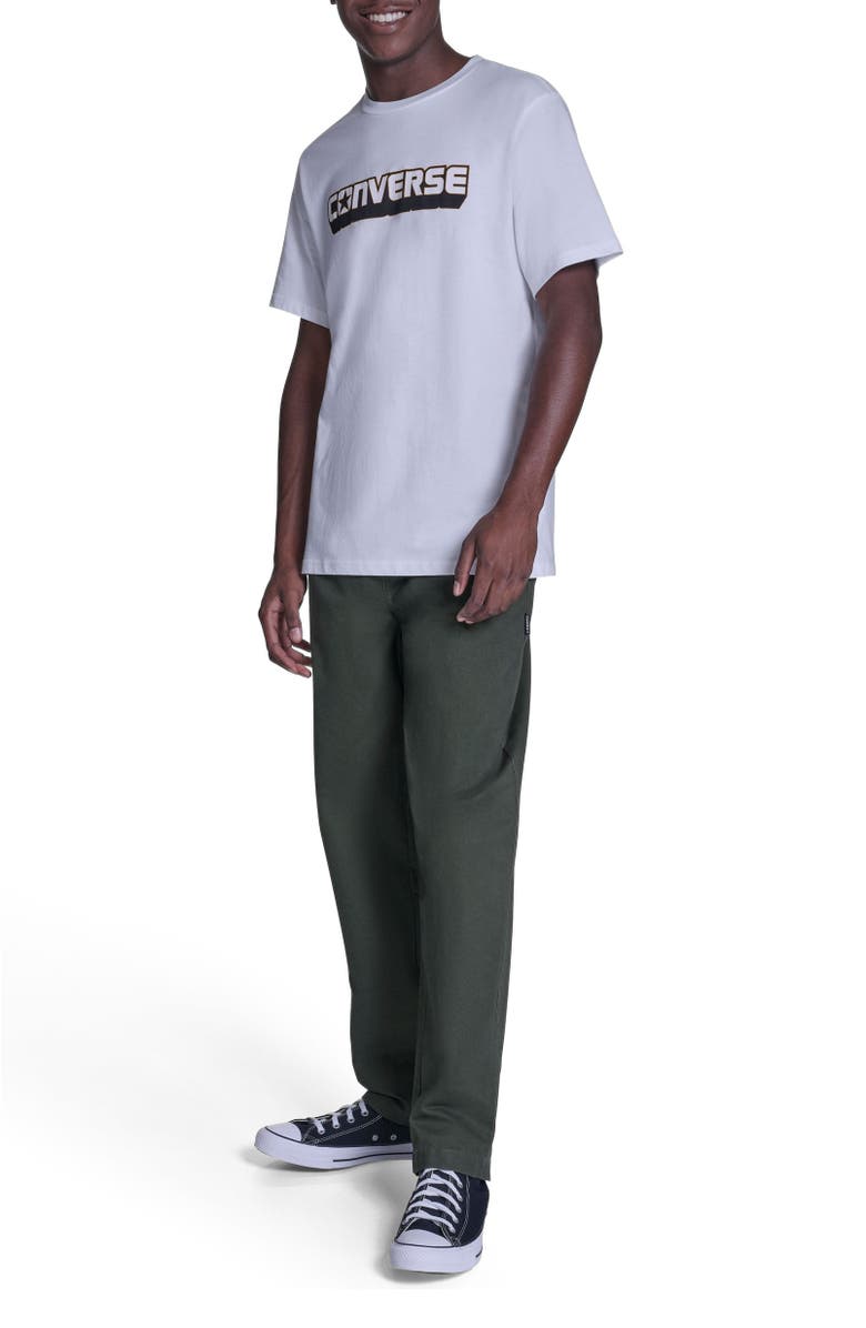 Converse Dimension Logo Tee, Alternate, color, White 10A