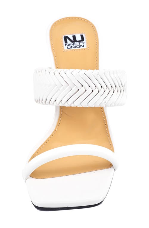 Ninety Union Malibu Slide Sandal In White