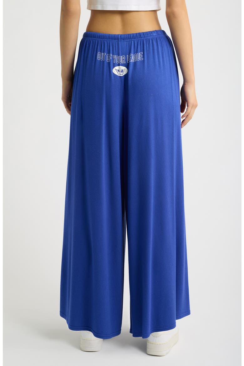 Game Day Leah Wide Leg Pants, Alternate, color, BLUE