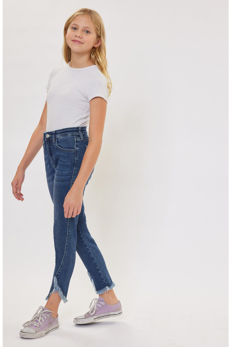 Rio High Rise Ankle Skinny Jeans, Alternate, color, Dark Wash