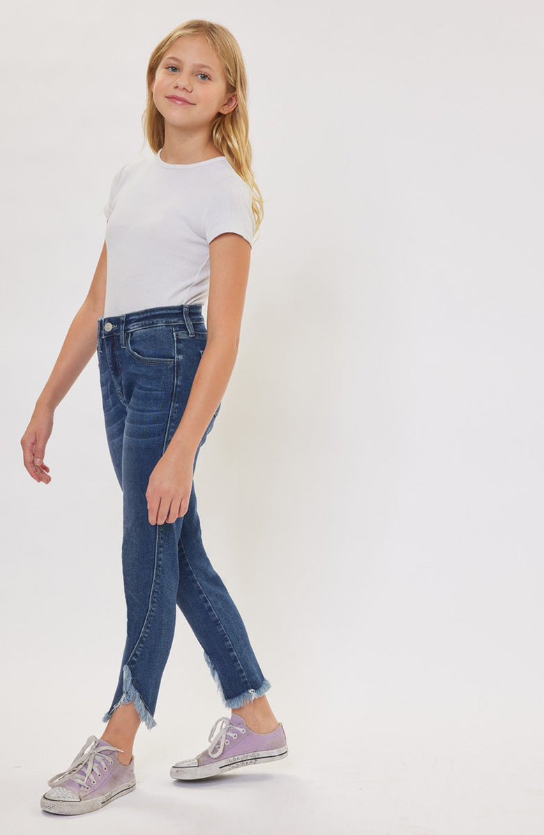 KanCan Rio High Rise Ankle Skinny Jeans, Alternate, color, Dark Wash