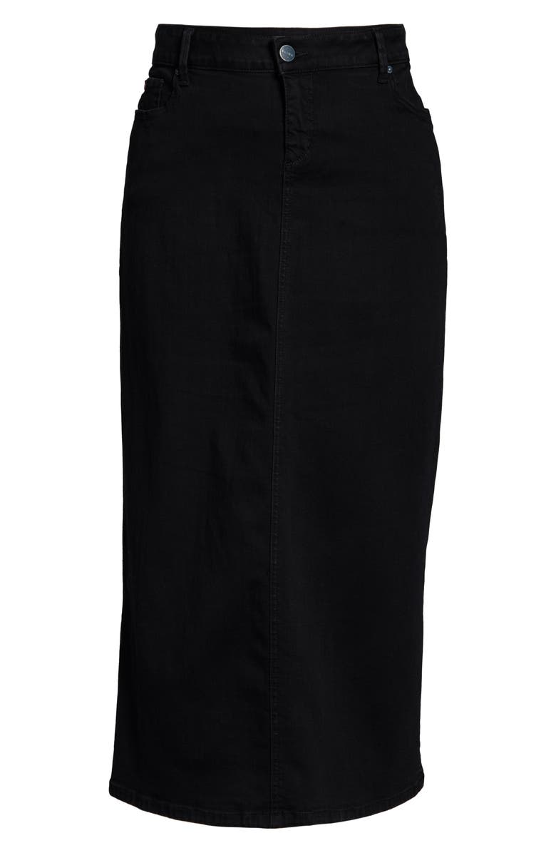 SLINK Jeans Long Denim Skirt, Alternate, color,
