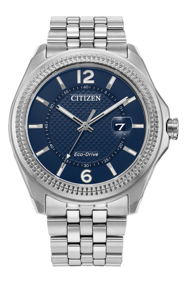 Citizen Corso Bracelet Watch, 42mm, Main, color, Silver