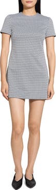 Theory Short Sleeve A-Line Mini Dress