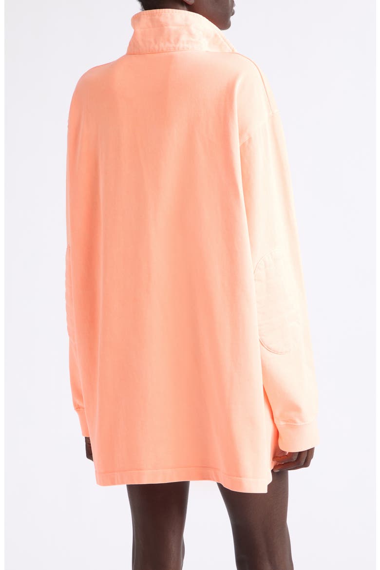 Neon Organic Cotton Rugby Shirt, Alternate, color, NEON ORANGE