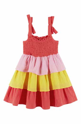 Andy & Evan Tiered Cotton Dress