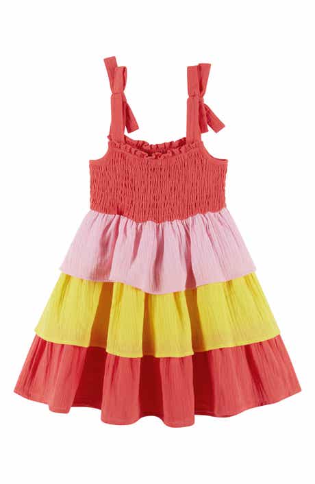 Andy & Evan Tiered Cotton Dress