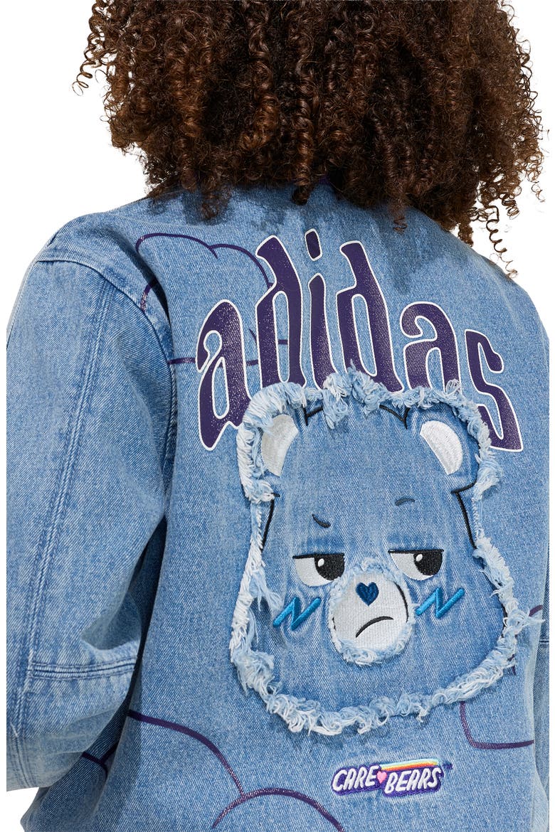 Kids' Originals Rainbow Denim Jacket, Alternate, color, LIGHT DENIM