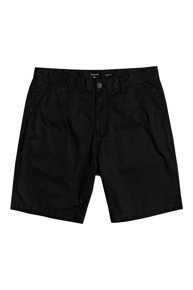 Men's Major Straight Fit Chino Shorts, Main, color, BLACK