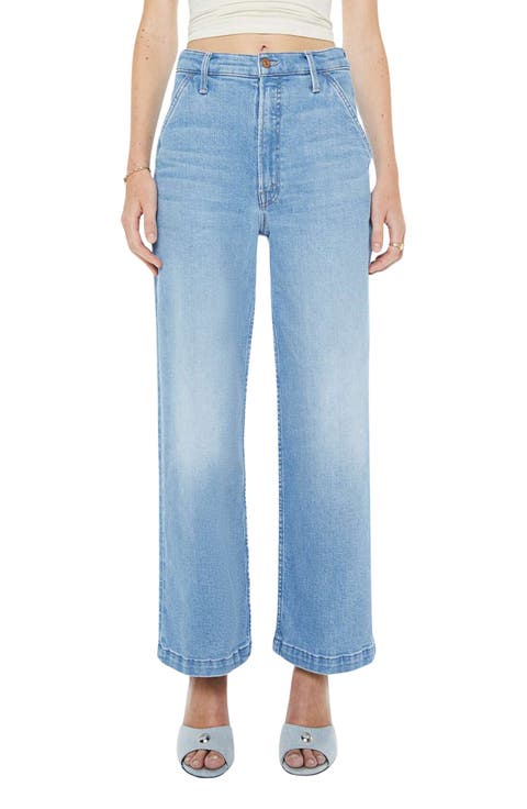 The Stud Finder High Waist Ankle Relaxed Straight Leg Carpenter Jeans (Satisfy Your Cravings)