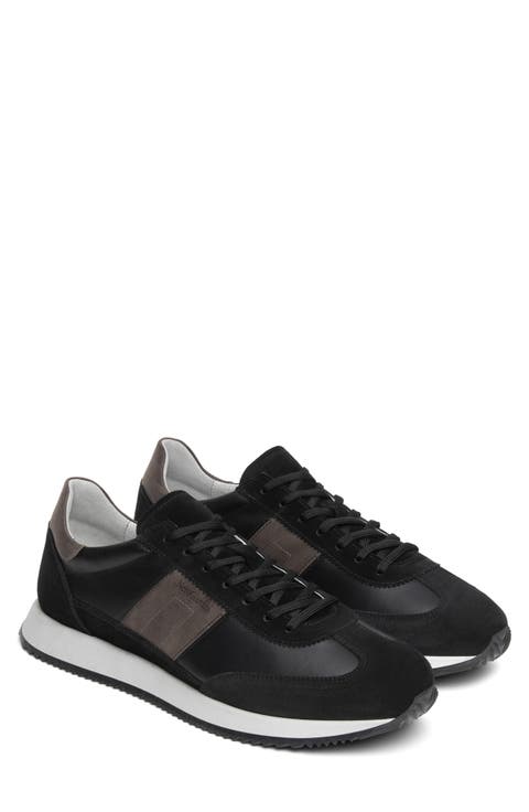 Retro Leather Lace Up Sneaker