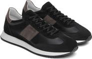 NeroGiardini Retro Leather Lace Up Sneaker