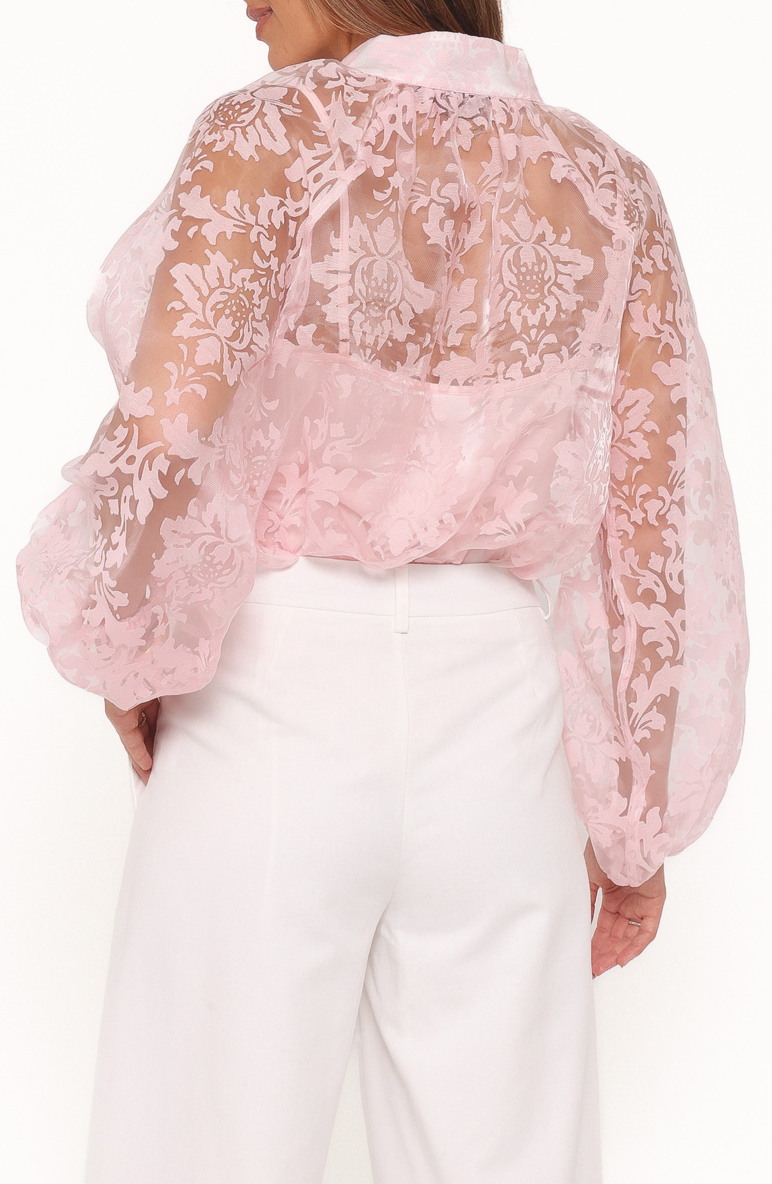 Marni Floral Organza Button-Up Shirt - image 2