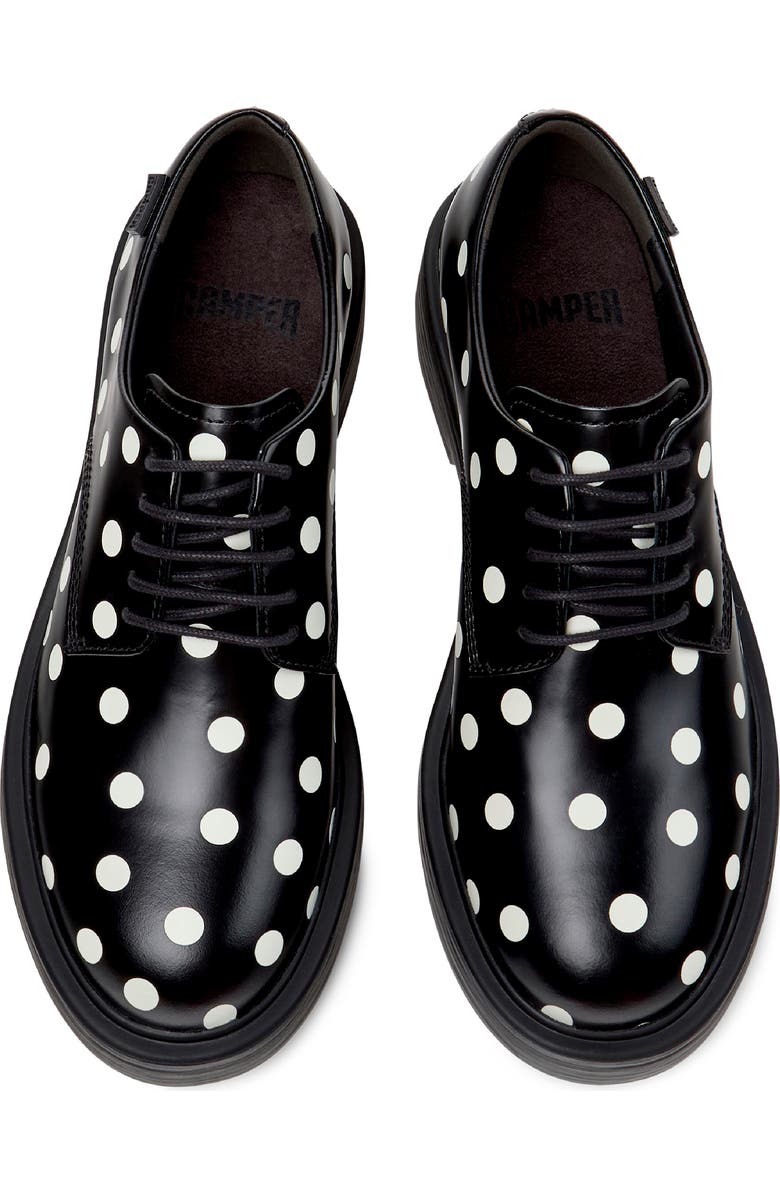 Camper Dean Polka Dot Derby, Alternate, color, Black Black