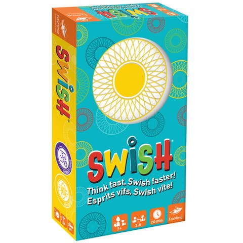 Foxmind Swish Logic Puzzle Game Match Hoops & Balls, 26 Players, Ages 7+