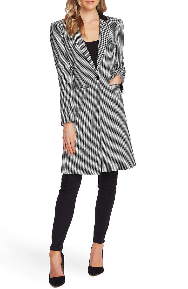 Vince Camuto Houndstooth Topper, Main, color, 