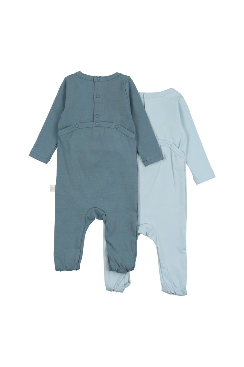 2 Pack Footies, Alternate, color, Blue