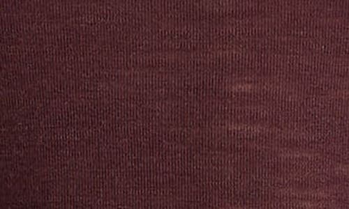 Vince Satin Trim Wool Top In Burgundy