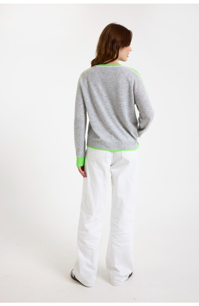 Brodie Pure Cashmere Long Sleeve 100% Cashmere Sweater, Alternate, color, Super Grey