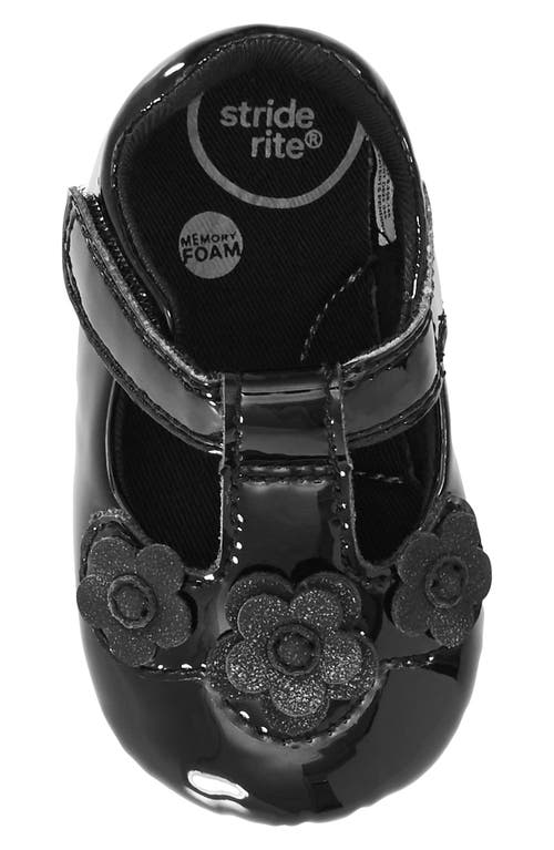 Stride Rite Soft Motion™ Nori T-strap Shoe In Black