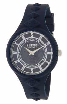 VERSUS Versace Women's Versus Fire Island Silicone Strap Watch, 39mm