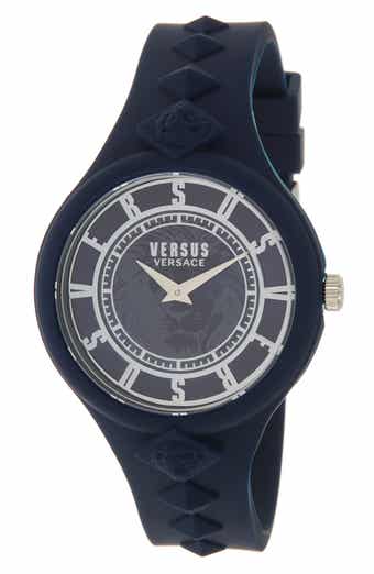 VERSUS Versace Women's Versus Fire Island Silicone Strap Watch, 39mm