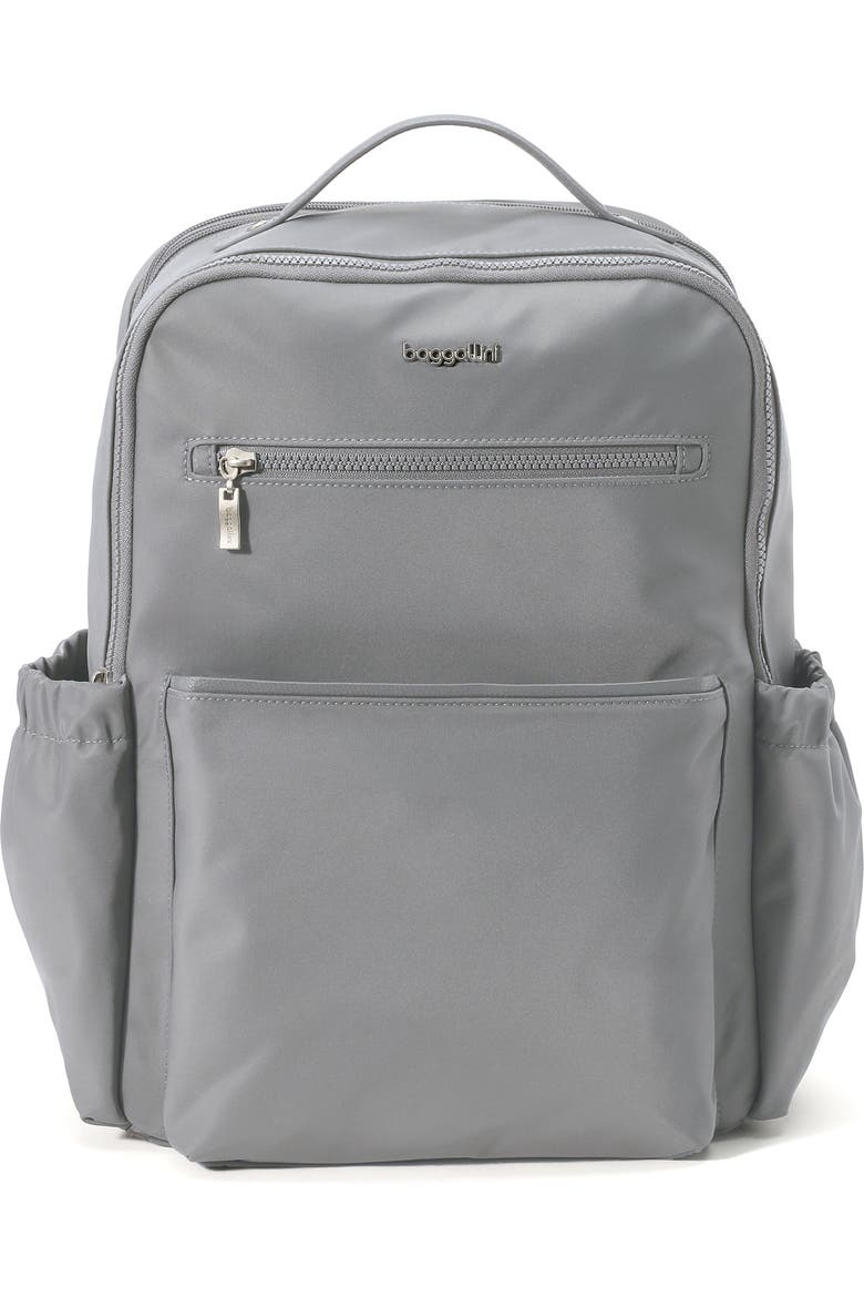 baggallini tribeca expandable laptop backpack Backpack,Black Safety features include RFID Baggallini Tribeca Expandable Laptop Backpack