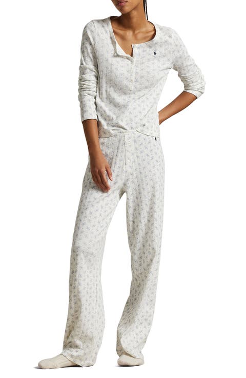 Henley Cotton Pajamas