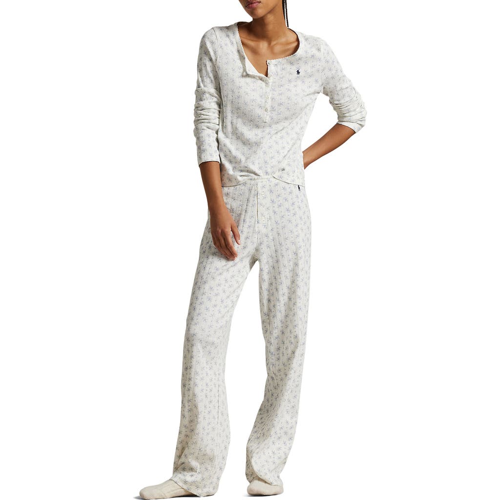 Polo Ralph Lauren Henley Cotton Pajamas In Colby Floral