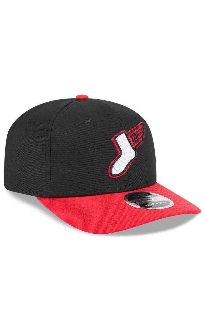 New Era Men's New Era Black/Red Chicago White Sox 2025 City Connect Alternate 9SEVENTY Adjustable Hat, Alternate, color, Black